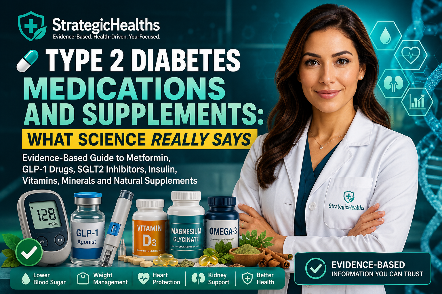 💊 Type 2 Diabetes Medications and Supplements: What Science Really Says