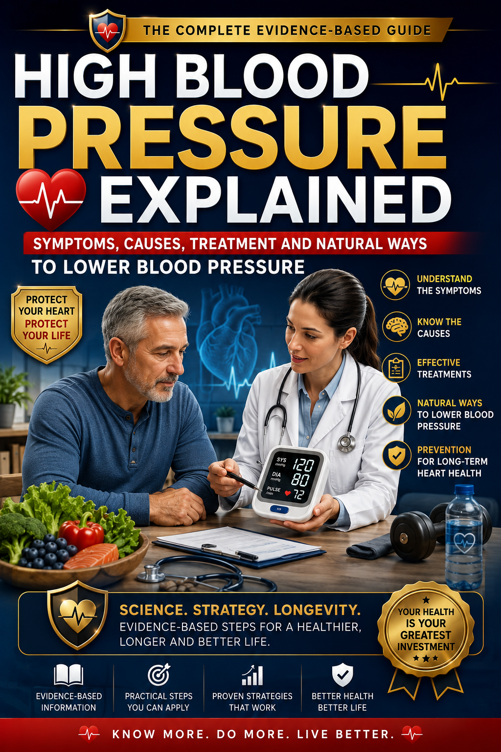 🩺 High Blood Pressure Explained: Symptoms, Causes, Treatment and Natural Ways to Lower Blood Pressure