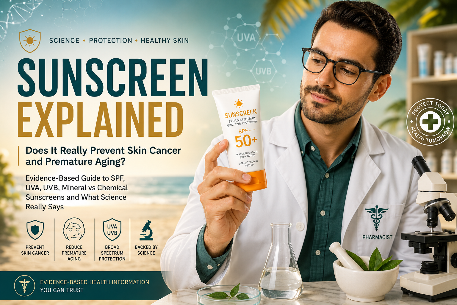 ☀️ Sunscreen Explained: Does It Really Prevent Skin Cancer and Premature Aging?