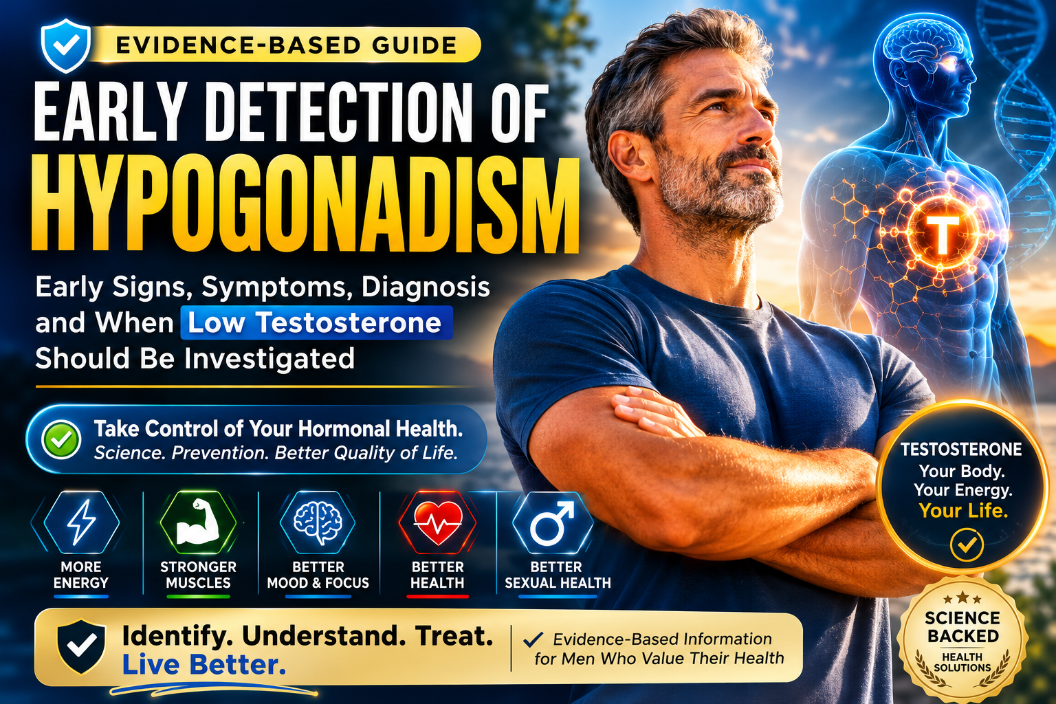 🧔 Early Detection of Hypogonadism: Early Signs, Symptoms, Diagnosis and When Low Testosterone Should Be Investigated