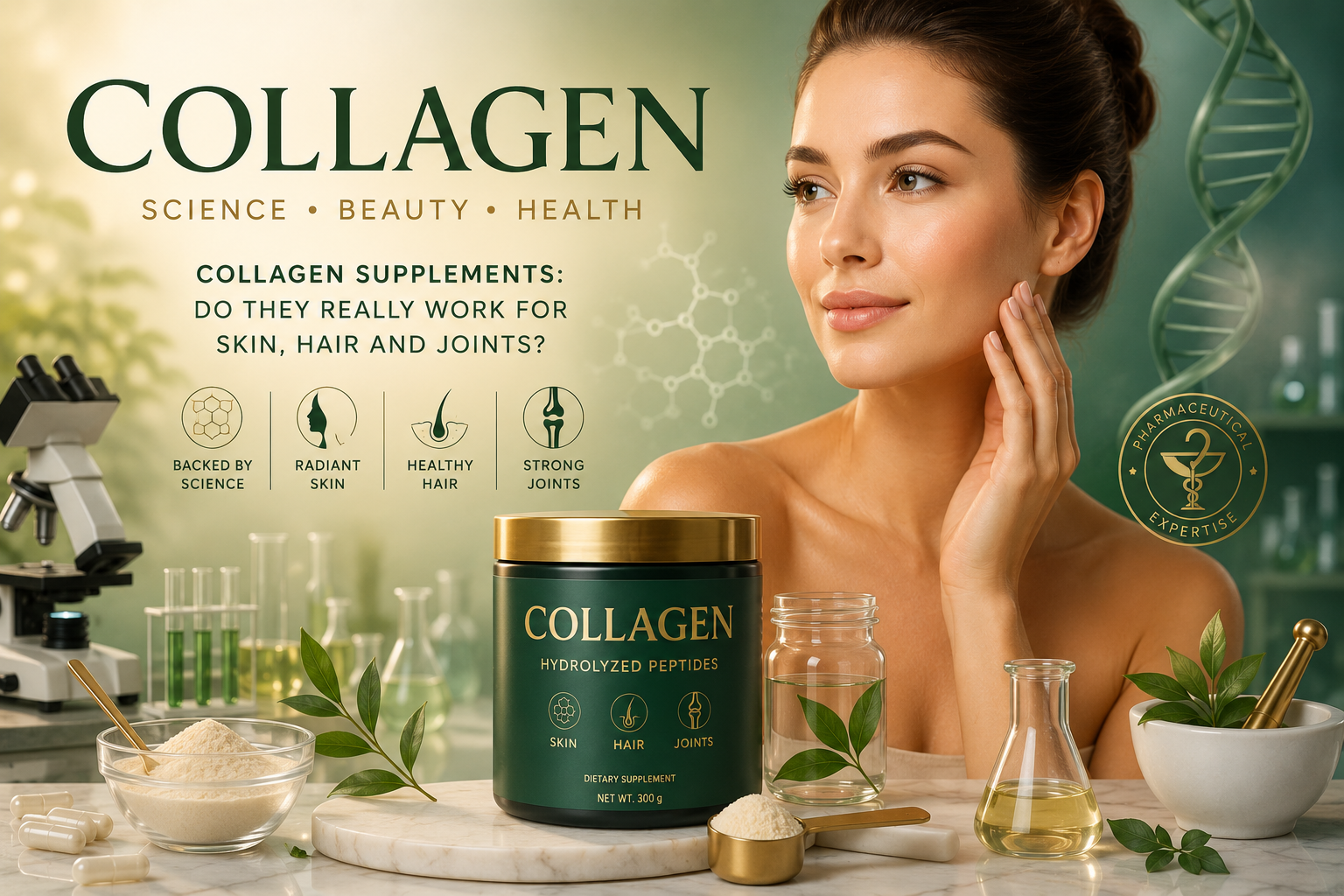 🧬 Collagen Supplements: Do They Really Work for Skin, Hair and Joints?