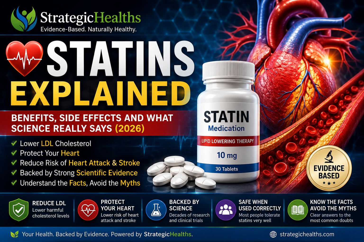 ❤️ Statins Explained: Benefits, Side Effects and What Science Really Says (2026)