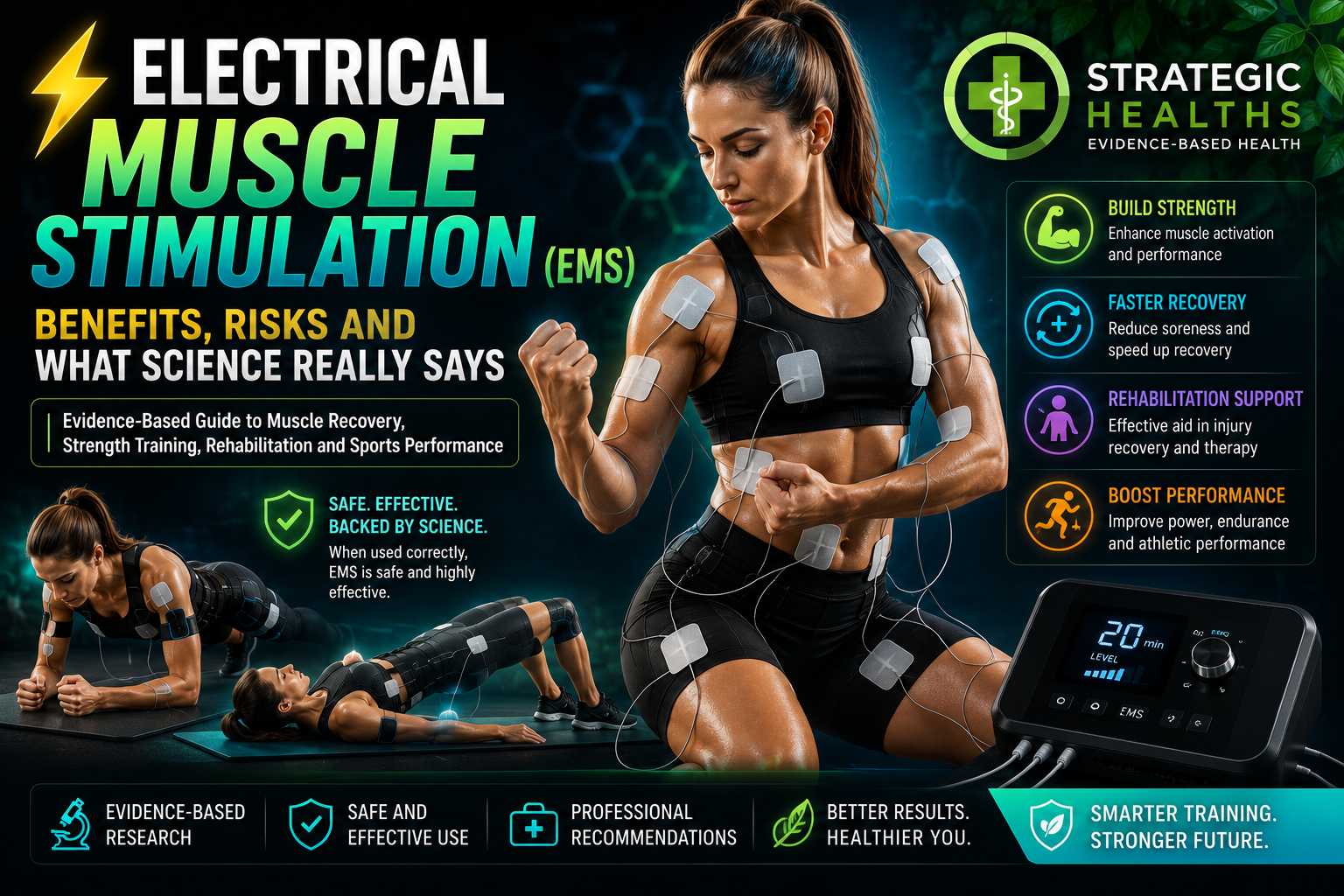 ⚡ Electrical Muscle Stimulation (EMS): Benefits, Risks and What Science Really Says